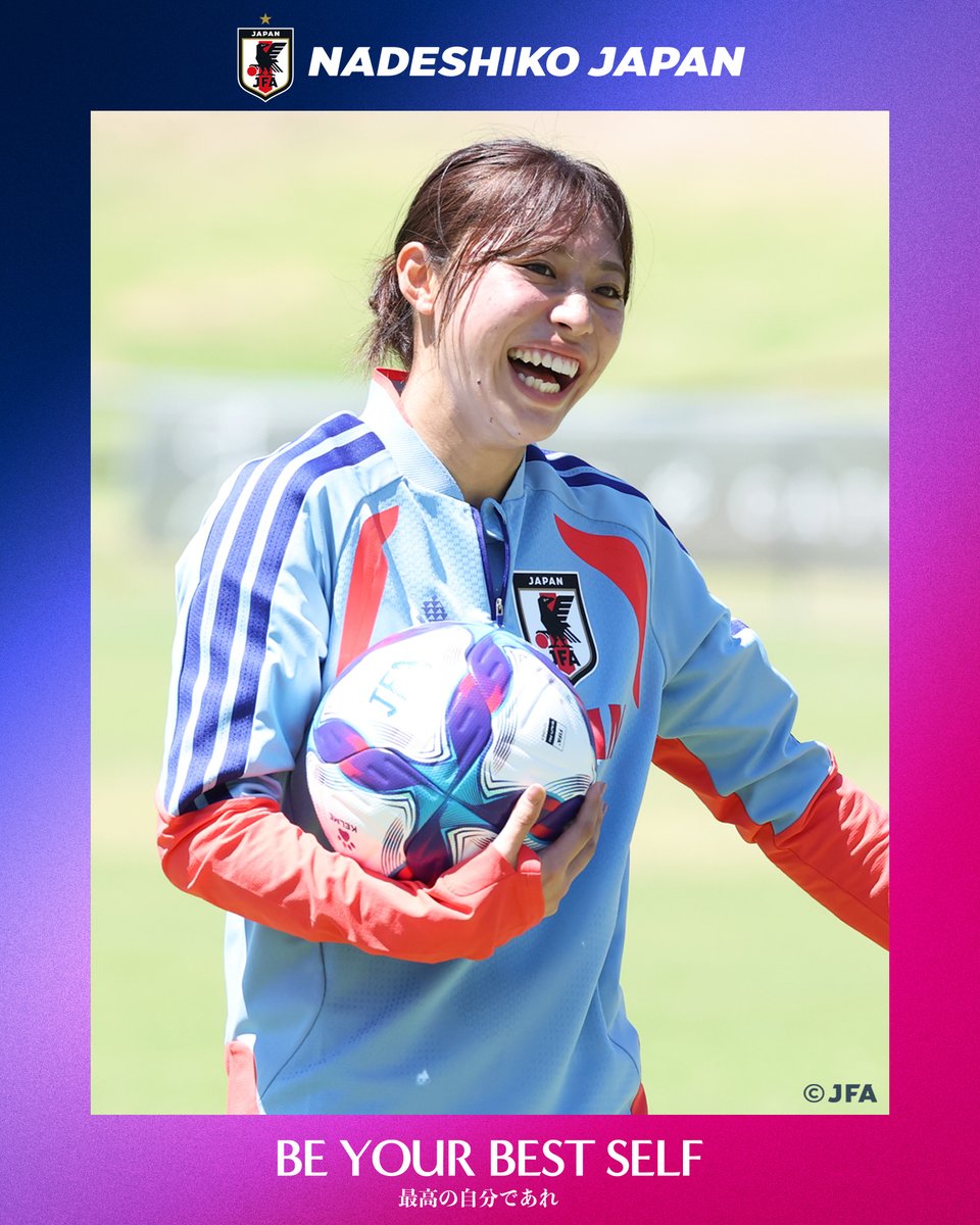 なでしこです。 Nadeshiko Japan] Just before the World Cup qualifiers! What kind