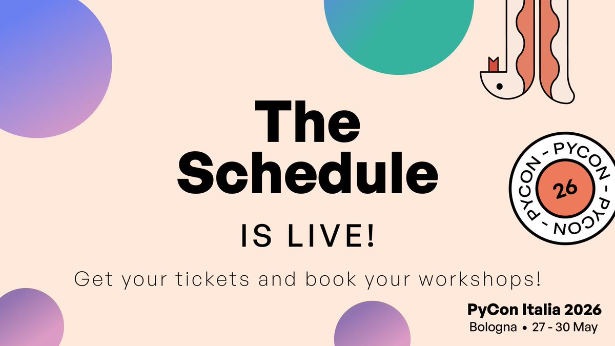 PyCon Italia tweet media