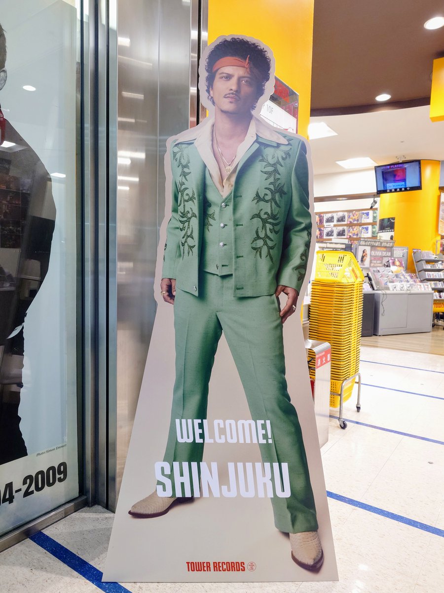 BrunoMars】 TOWER RECORDS LOVESBRUNO MARS ニューアルバム『#ザ