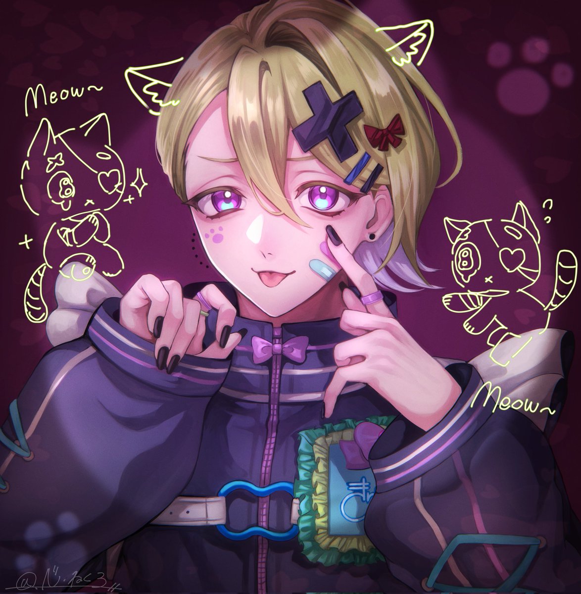 猫の日大遅刻ですが今年もQくんを🐱
来年はどの衣装にしようかな〜