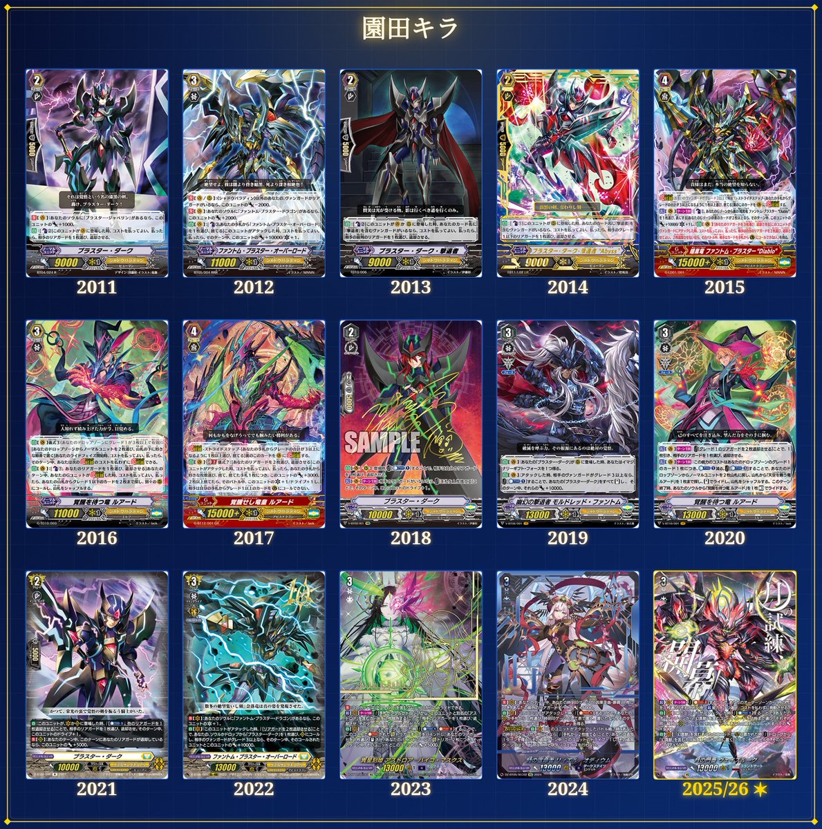 んでこれが癖ぇになるとこうなる #ヴァンガード15周年