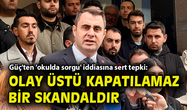 Güç’ten ’okulda sorgu’ iddiasına sert tepki: Olay üstü kapatılamaz bir skandaldır oncusehir.com/guc-ten-okulda… 

<a href="/GucCagatay/">Çağatay GÜÇ</a> <a href="/chpizmiril/">CHP İZMİR İL BAŞKANLIĞI 🇹🇷</a>