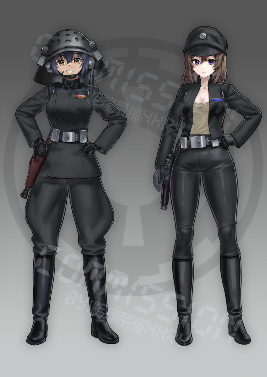commission--2 Galactic Imperial Navy's officer #StarWars #StarWarsfanart #galacticempire #ImperialNavy  (1/1)