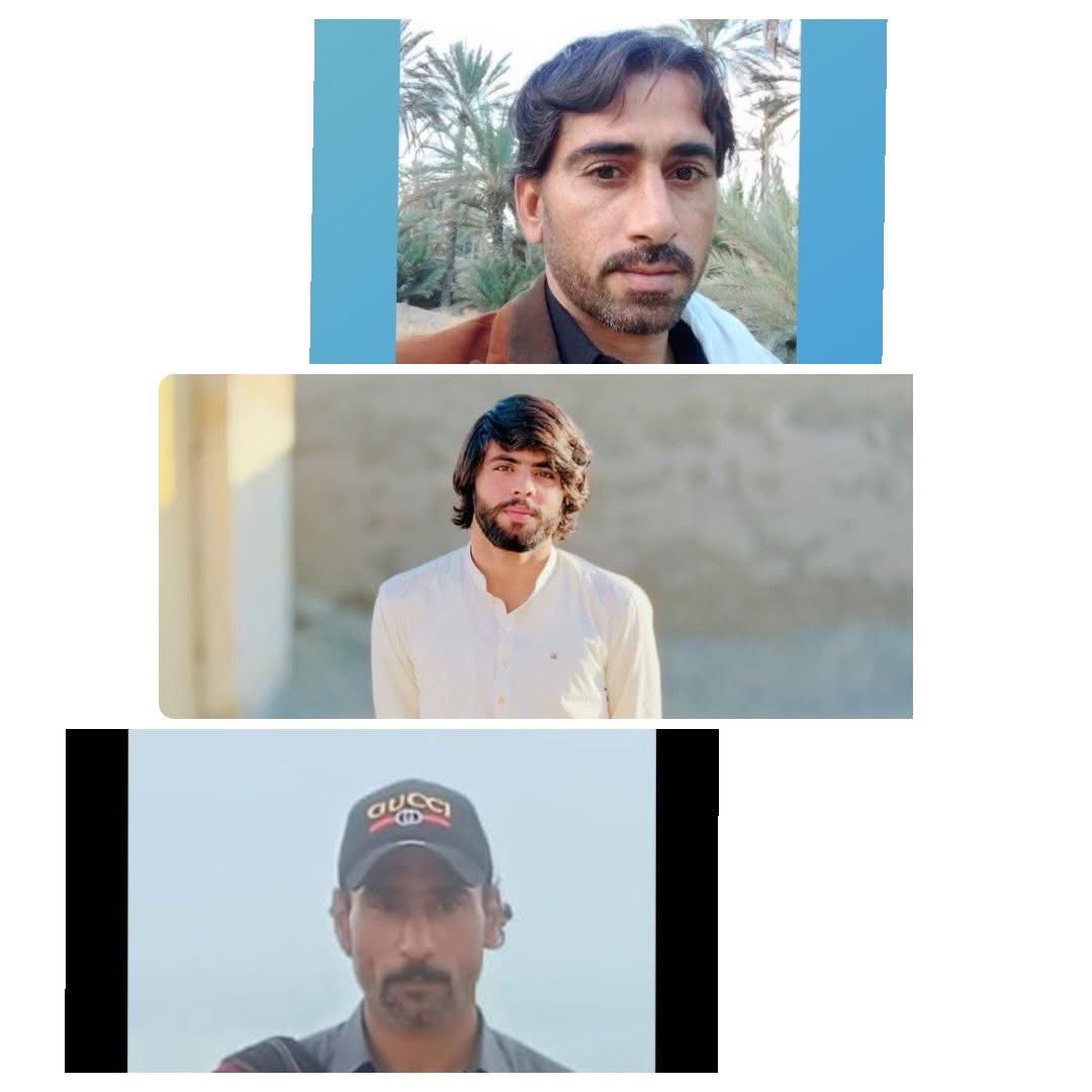 Last night in the Khudabadan area of Panjgur, Pakistani security forces raided multiple houses and detained three members of the same family, who have since been forcibly disappeared.
The missing individuals have been identified as Bakhtiar , Owais and Irfan