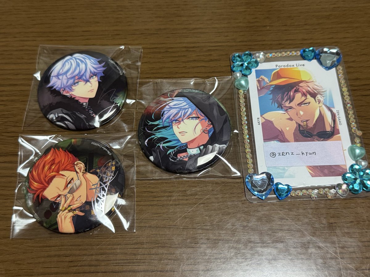 交換》 ParadoxLive パラライ 6周年 缶バッチver.46 【譲】珂波汰/那由