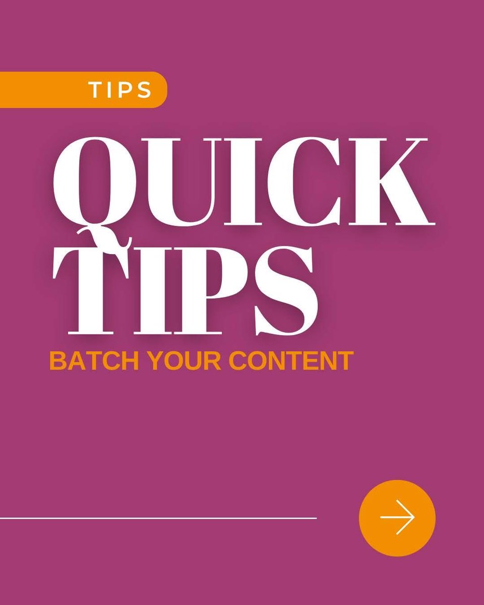 TindCreative's tweet photo. 💡 Tuesday Tip: Schedule your posts in batches to save time and stay consistent.
Batching = less stress, more strategy.

#ContentPlanning #MarketingTips #TindAllCreativeMarketing https://t.co/se66HiZ0lD