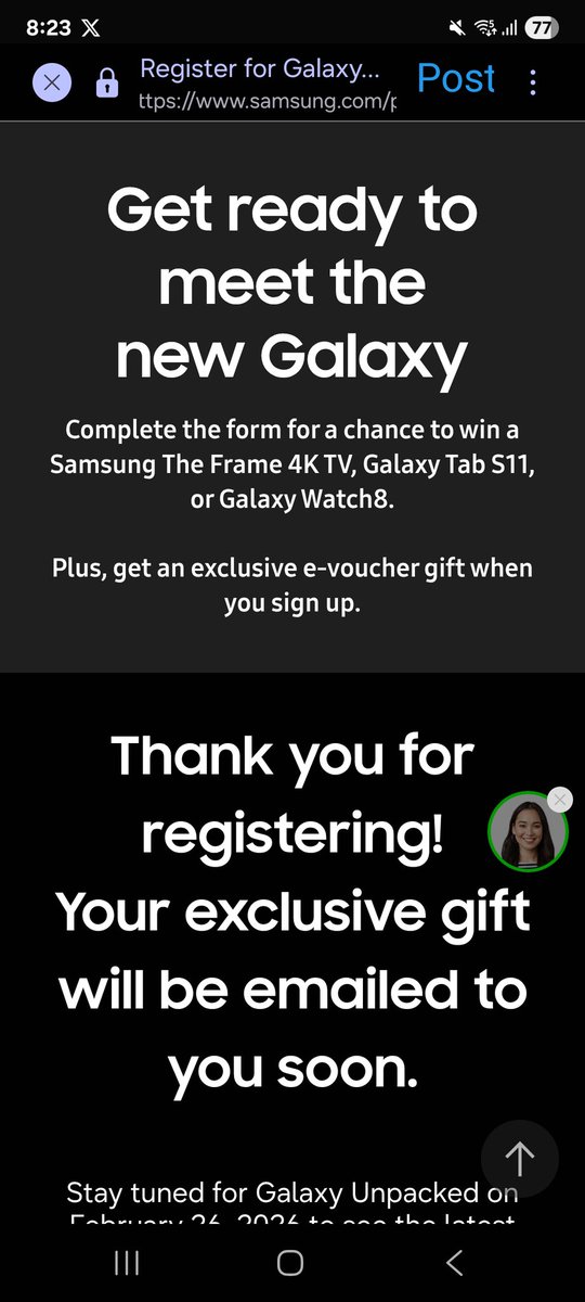 Chhaannn_'s tweet photo. @seventeenphil Lets go! #SVTPH #GalaxyUnpacked #SamsungPH https://t.co/mCgE64Cht9