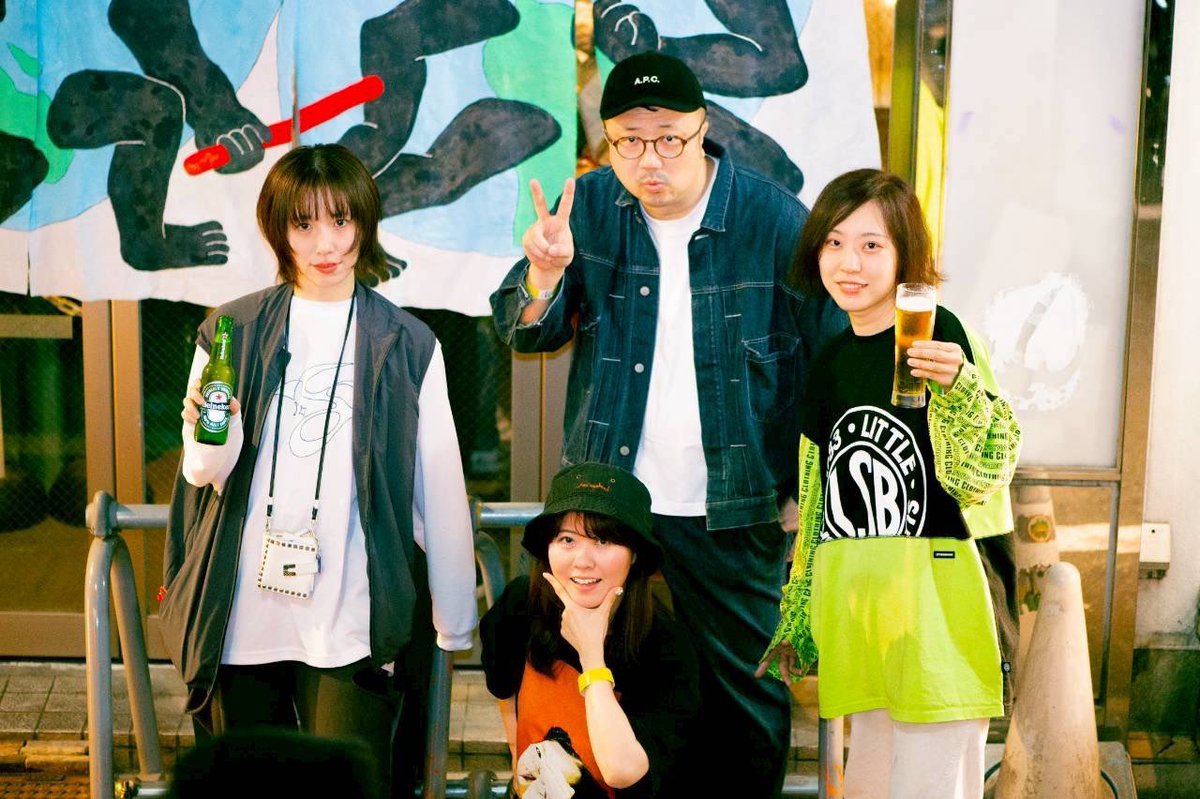 FENNEC_FENNEC's tweet photo. Thanks for coming !!

2026.02.23 @ 下北沢 Cream

「CREAM 6TH ANNIVERSARY」

🎤 @necobutausagi 
🎸 @hiraokojo 
🎸 @riyokurosejapan 
🥁 @ayn626 https://t.co/q0eMxN4RtT