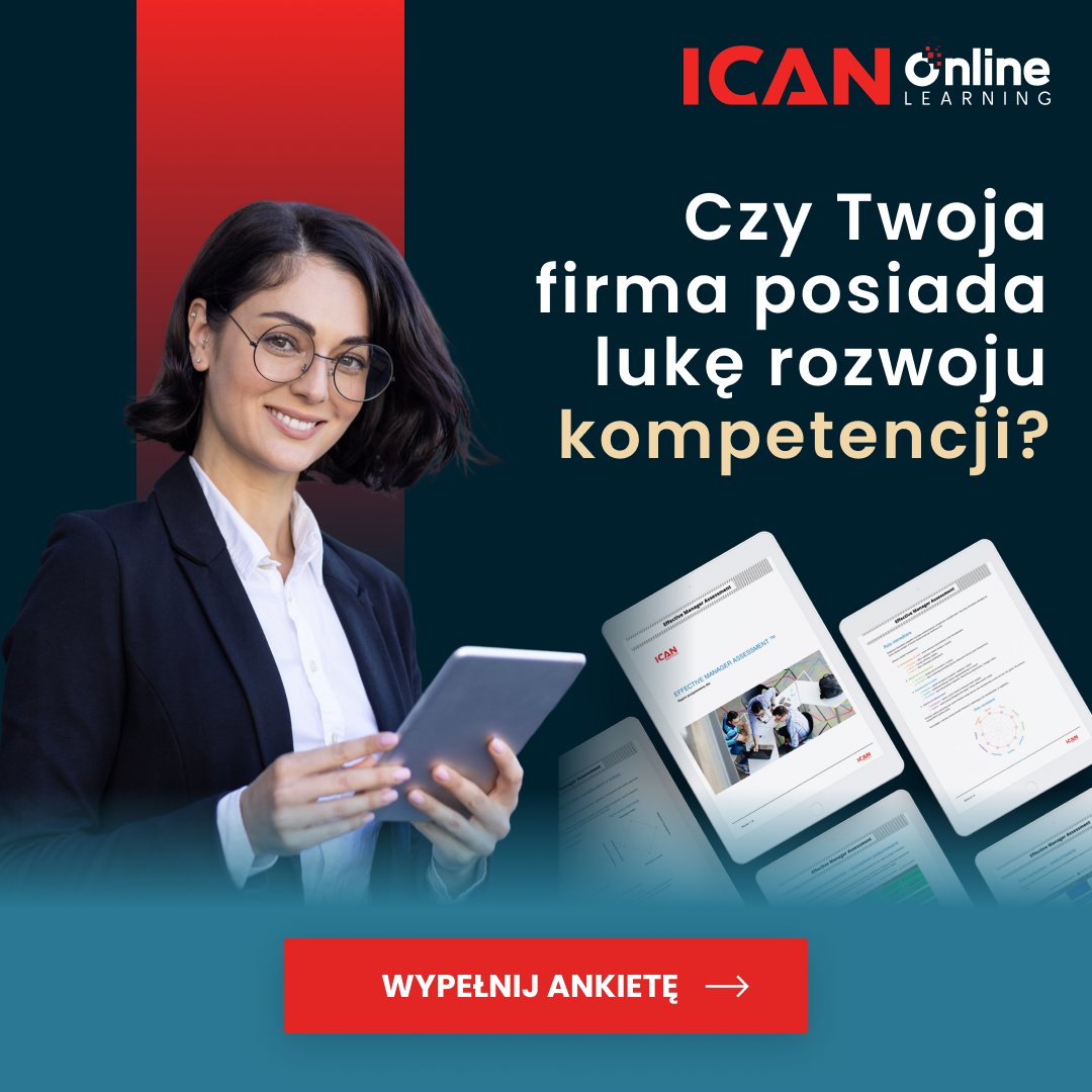 Szkolenia mogą działać, budżet może się zgadzać, ale czy rozwój w Twojej firmie realnie przygotowuje ludzi na przyszłe role?
👉 Wypełnij krótką ankietę i w 3 minuty sprawdź, czy nie rośnie u Was luka kompetencyjna: ankiety.ican.pl/luka-rozwoju-k…
