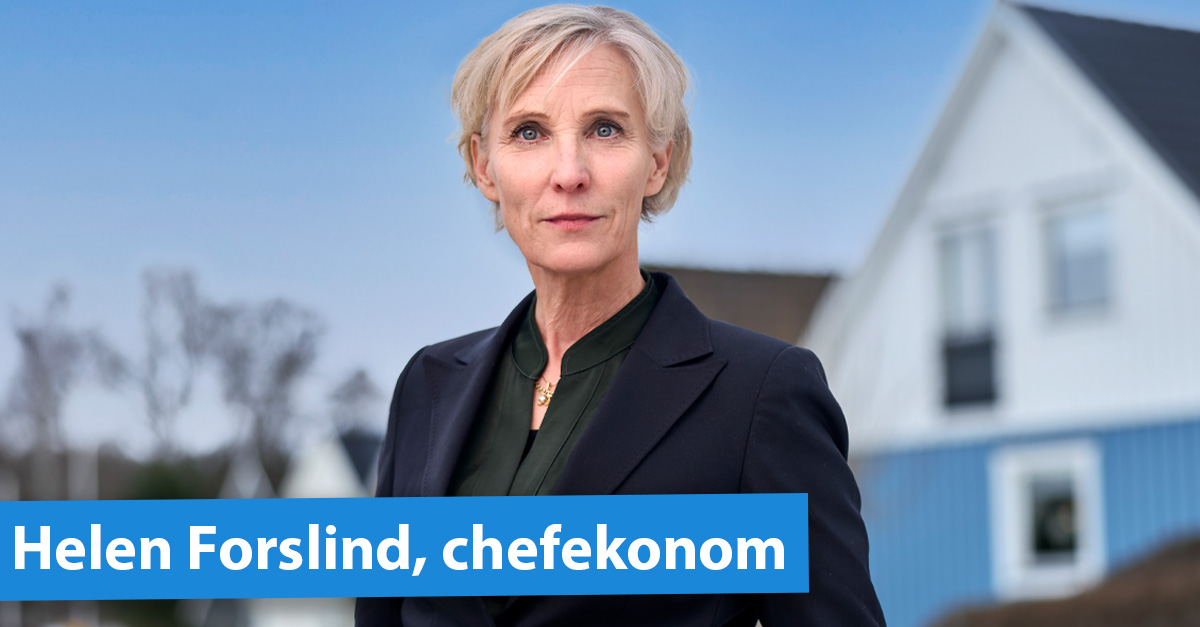 Villaagarna's tweet photo. Stora svängningar i boendekostnader gör det svårt att planera livet i hus.

Därför stärker Villaägarna arbetet för Sveriges husägare och välkomnar Helen Forslind som ny chefekonom. Hon kommer närmast från Riksrevisionen. https://t.co/fkSEGdFjqf