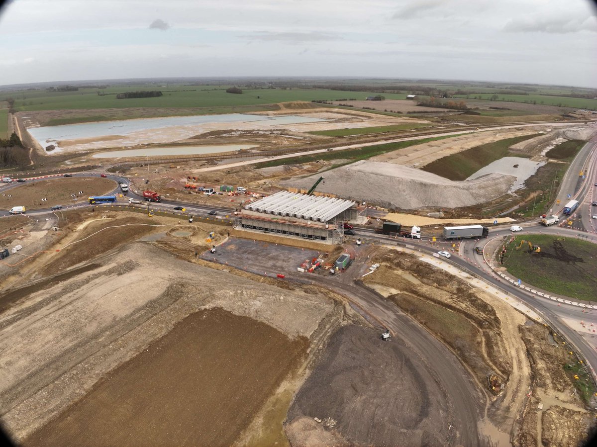 A428 Black Cat to Caxton Gibbet tweet media