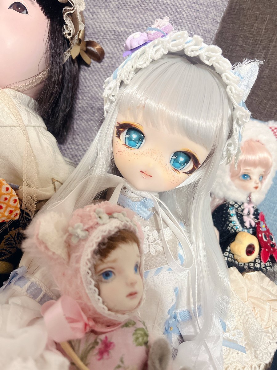 自作っ子がかわいすぎる〜〜...イエローメイクな子なので  もう少し違う色味のお洋服も着せてあげたい  うちのこがかわいい  狂う
 #MDDはいいぞ  #うちのこかわいい