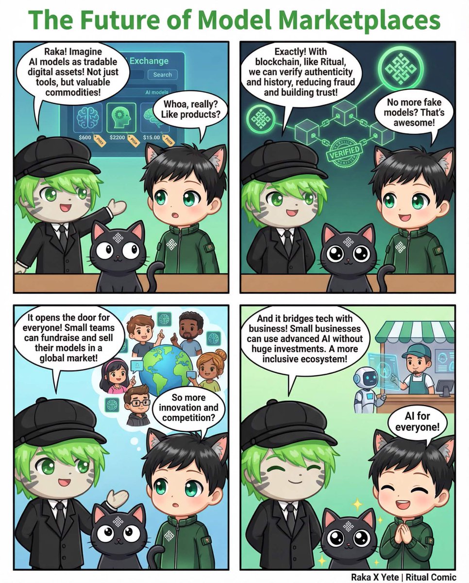 Model marketplaces could reshape the future of AI

They turn models into tradable digital assets, reward creators, increase transparency through onchain verification and open global access for developers and businesses.

AI won’t just be used it will be owned and monetized 😻