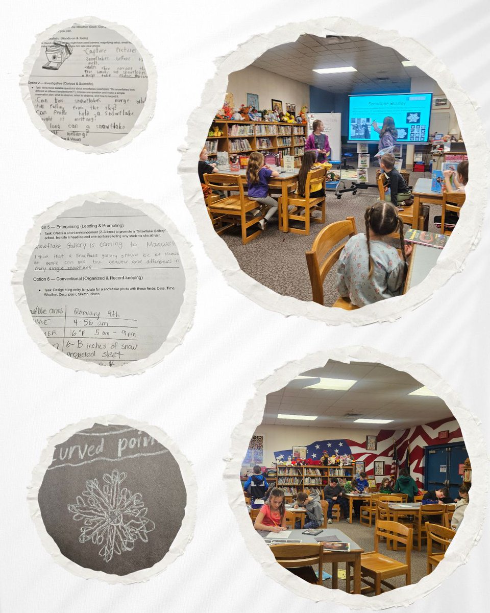 Maxwell and West Point Elementary School Library tweet media