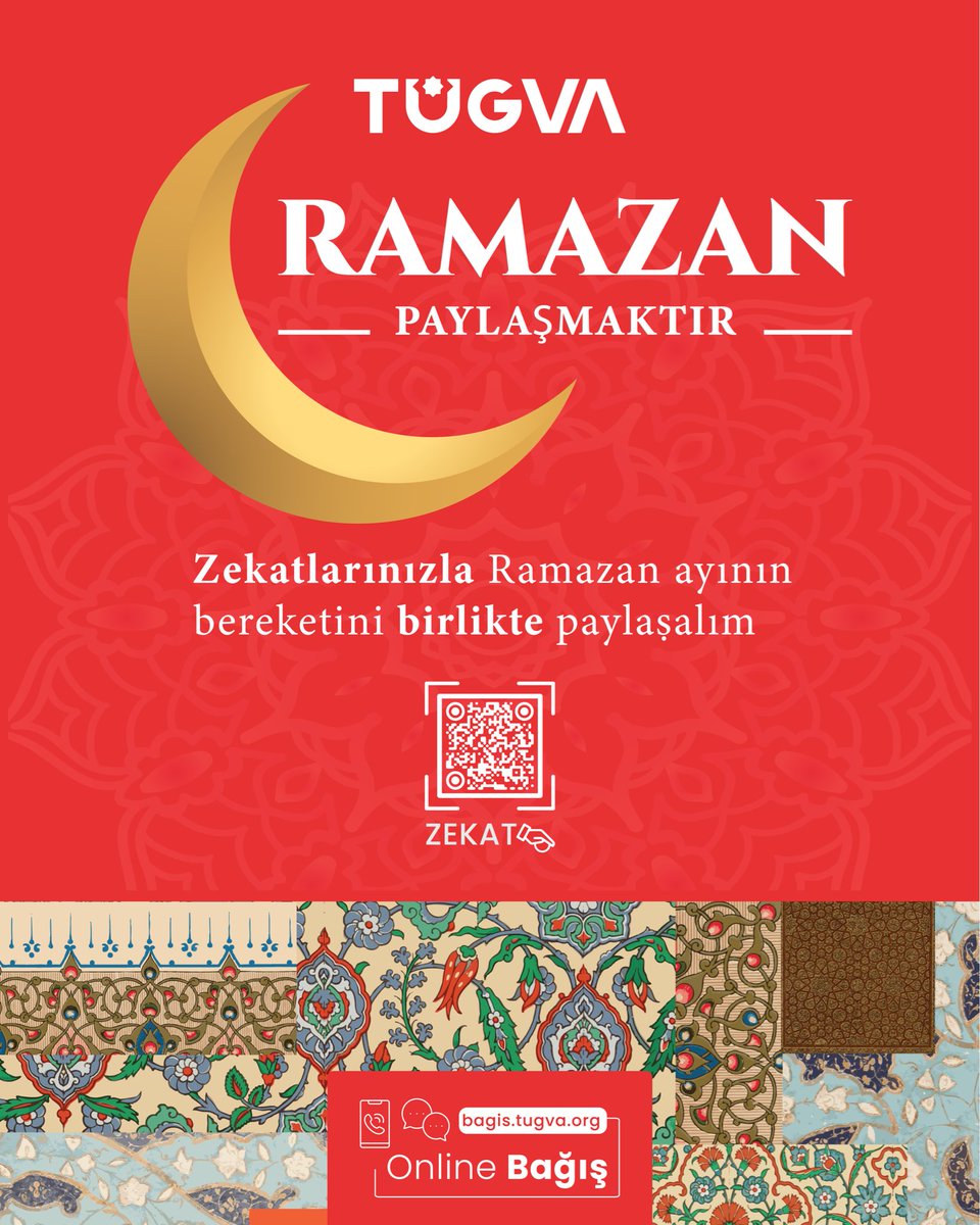 Bu Ramazan’da iyiliği çoğaltmak, sofralara bereket olmak ve gönüllere dokunmak için birlikte paylaşalım.

Bağış yapmak için:
🔗 bagis.tugva.org