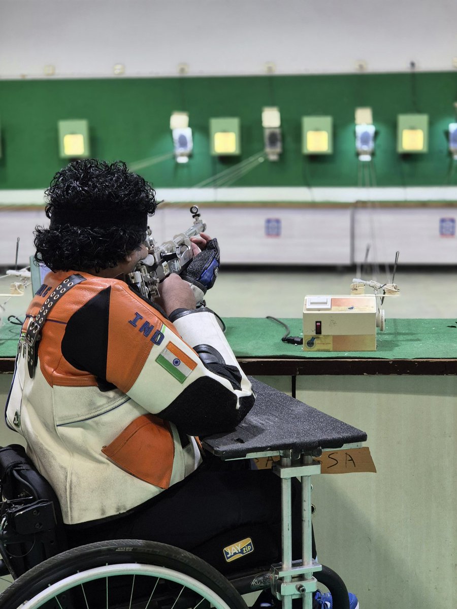 coach_jeevan's tweet photo. Day 2 – Para Project Leap Camp 🎯
Focused minds, steady hands, and stronger determination today at Para Project Leap Camp.
Step by step, shot by shot — building champions for tomorrow. 💪🇮🇳
#ParaProjectLeap #Day2 #ParaShooting #VBF #GFG #GNSPF #HighPerformance https://t.co/T28H9PXZnz