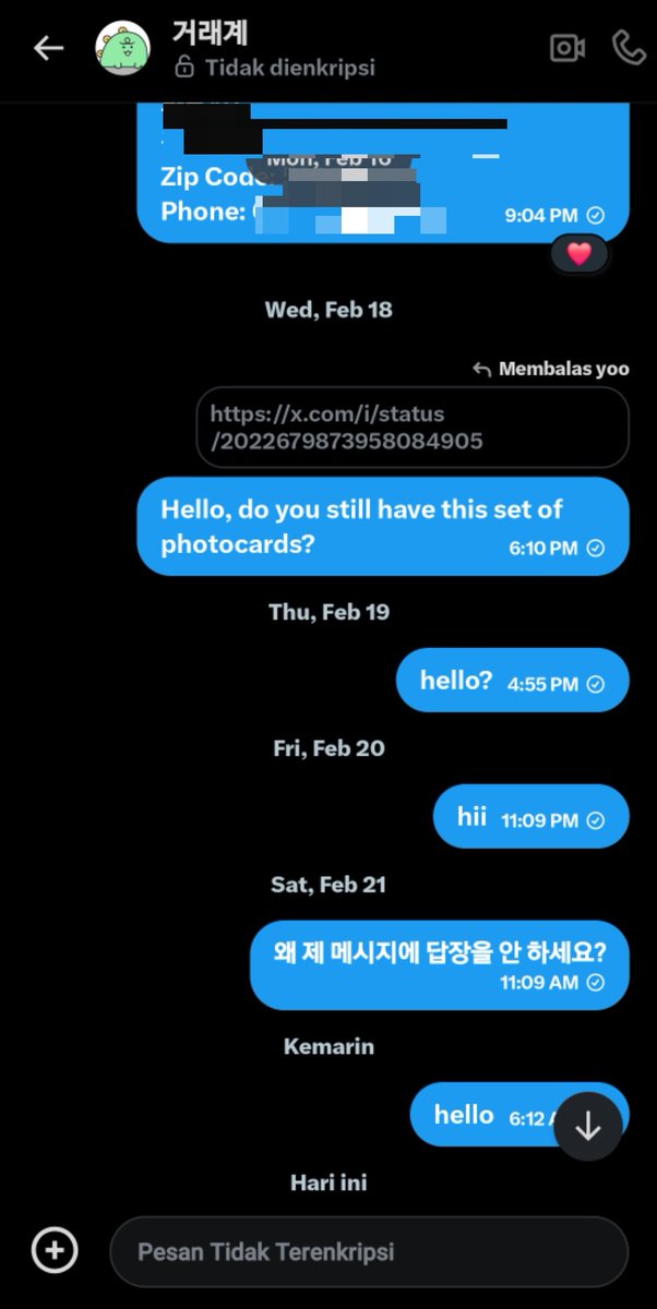 sseungghann's tweet photo. ‼️‼️KOREAN SCAMMER ALERT‼️‼️

계정 : @mimioskso
계좌 : NH농협은행 79032682890845

입금 확인 후 메시지 답장이 전혀 없습니다.
나 말고도 다른 피해자들이 있다.

 #사기 #도용 #DATA #대리찍사 #데이터 #댈찍 #SCAMMER #koreanscammer #lngshot #ald1 #zonauang help rt https://t.co/ZBptbR6DhI