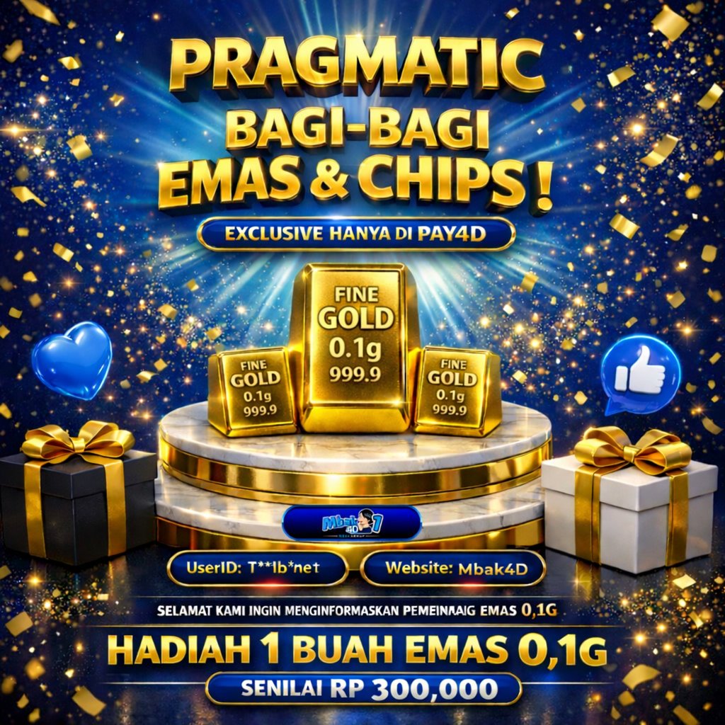 SELAMAT kami ingin menginformasikan pemenang Emas 0.1g
Website : MBAK4D
UserID : TO***BA***T
 
Hadiah 1 buah Emas 0.1g senilai Rp 300,000

Jangan Sampai Ketinggalan , Mainkan Permainannya hanya di MBAK4D 
𝐋𝐈𝐍𝐊 : 
╰┈➤ MBAK4D206.COM