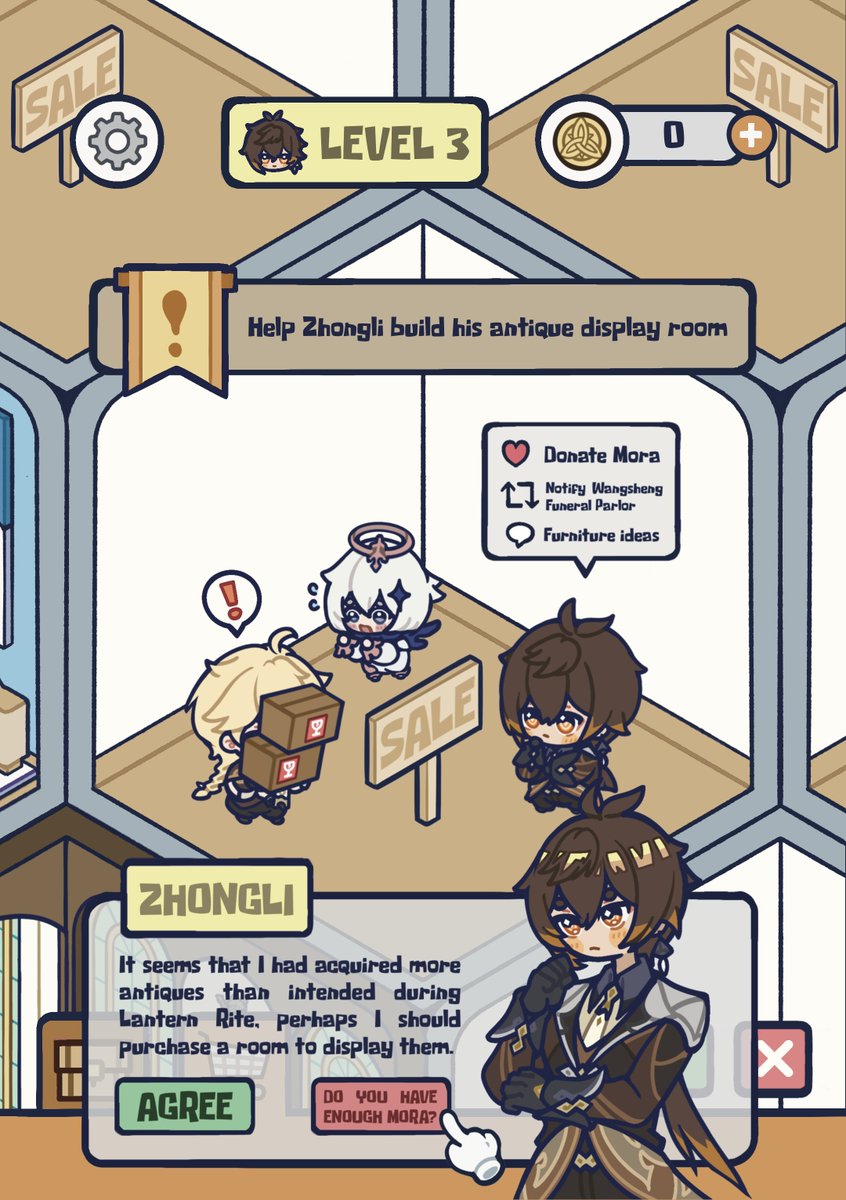 min_isonline's tweet photo. ZhongLi's antique display room🏺
#原神 #钟离 #GenshinImpact    #genshin #Zhongli #Aether https://t.co/9kg7ehIQBs