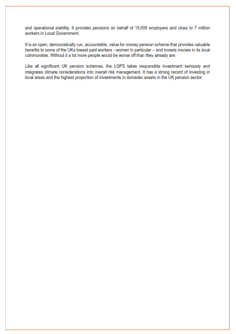 Latest pensions update for our members