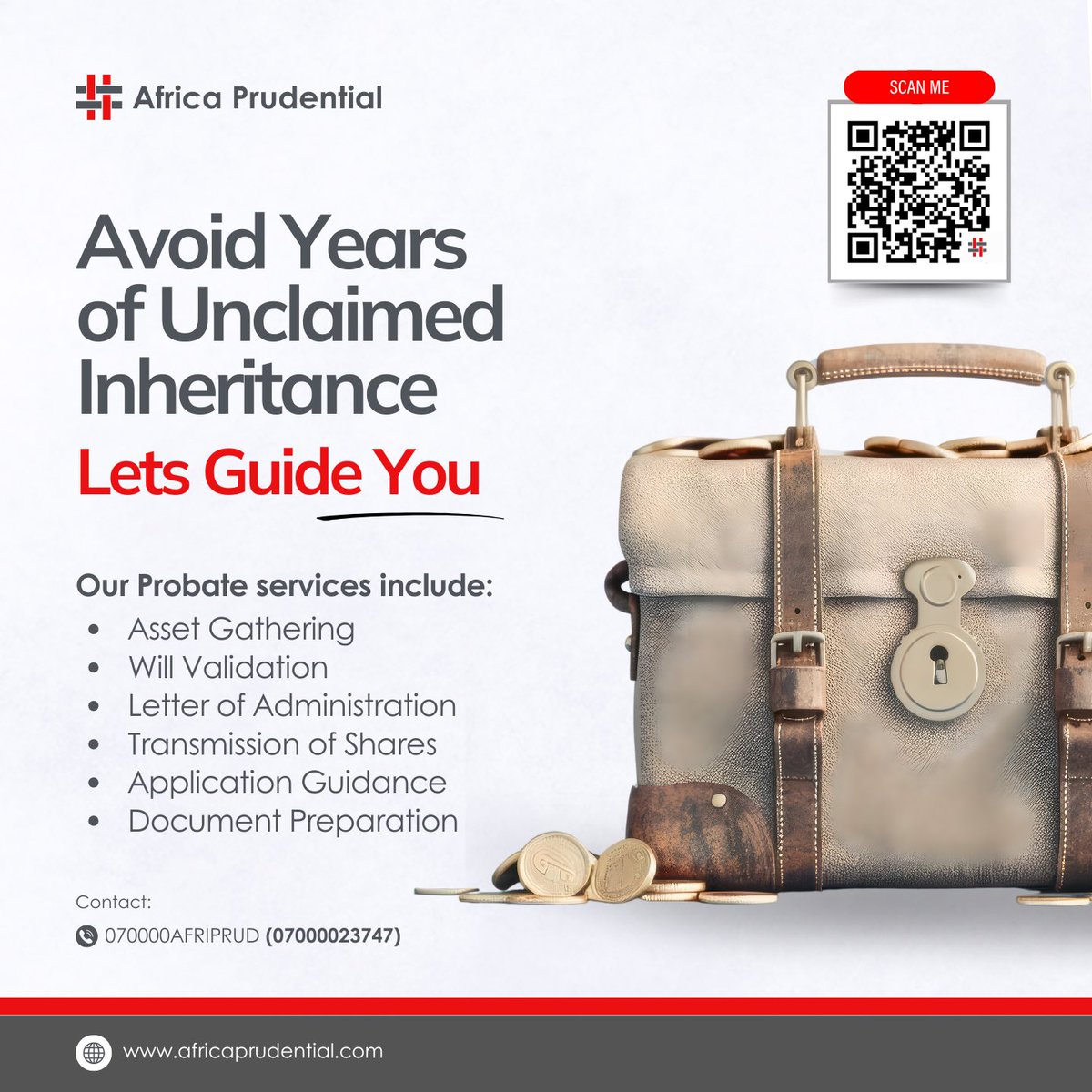 afriprud's tweet photo. The assets your loved ones built shouldn’t stay unclaimed.
With our Probate service, we guide you every step of the way simply, clearly, and with care.
Let’s help you claim what’s rightfully yours.
To get started today,call 070000AFRIPRUD (07000023747)
#AP #ProbateMadeSimple https://t.co/OafoE6esnH