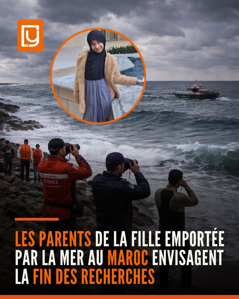 yabiladi_fr's tweet image. Les parents d'une fillette de sept ans emportée par la mer à Casablanca, fin janvier, ont déclaré qu'ils pourraient bientôt être contraints de mettre fin aux recherches physiques, après des semaines sans résultat 💔
yabiladi.com/articles/detai…

#Casablanca #EnfantDisparu #Recherche