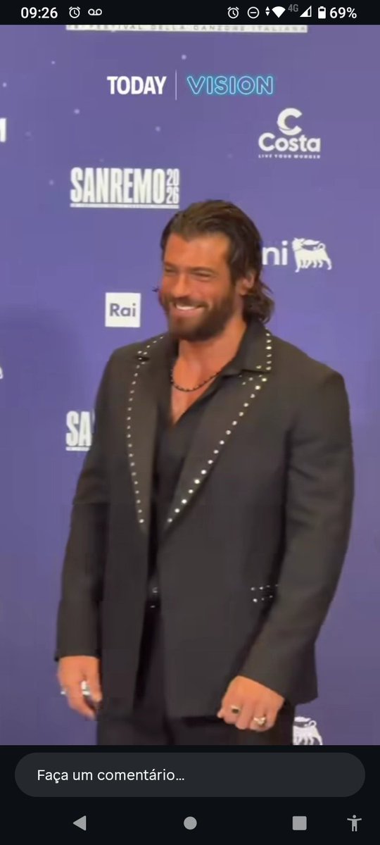 Simplesmente CAN YAMAN em Sanremo, manas! Brindemos ao karma! 
#CanYaman
#sanremo2026