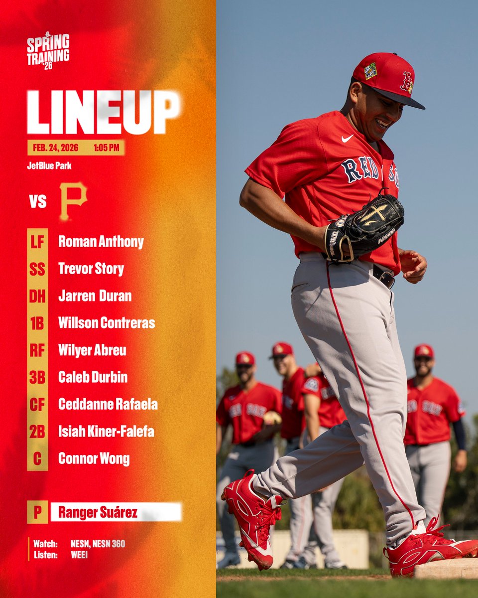 Ready for Ranger on the mound.