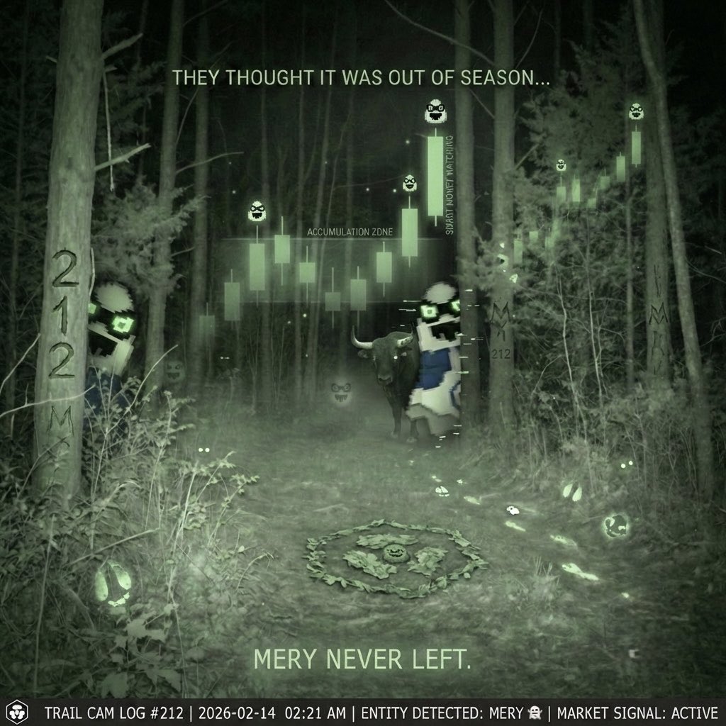 <a href="/cryptocom/">Crypto.com</a> **“Out of season?
Nah… this was accumulation season. 👻📊

Trail cam caught what smart money already knew.
MERY is ACTIVE. 🚀🔥

How many hidden MERYs did you spot? 🔥🕵️‍♂️🔎

$MERY #MERY #CryptoCom #CRO”**
