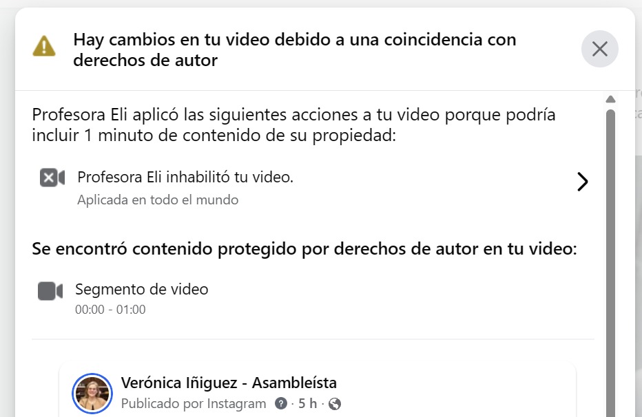 En este gobierno las voces críticas están censuradas. Personajes sin rostros claros denuncian mis videos donde doy declaraciones respecto a la gestión del Presidente,  sus minitros y asambleístas. 

El patrón es el mismo, cuando comienza a viralizarse el video, lo denuncia el