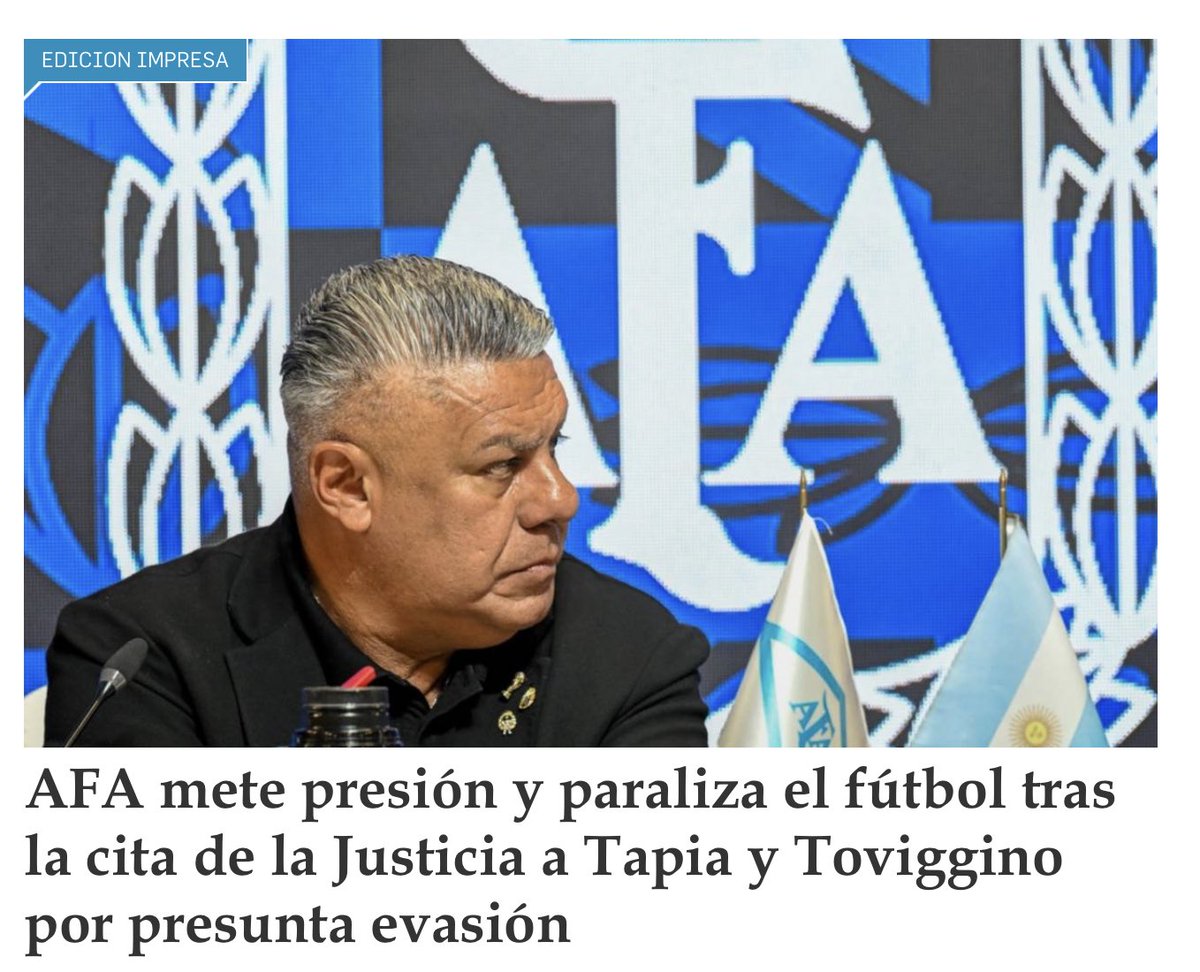 A quién le mete presión? Yo creo que solo a los jugadores, x ende a sus respectivos equipos, que tienen un calendario apretadísimo y ahora aún más.
Basta con la excusa de las SAD, los únicos que hablan de SAD son ellos. Declaren en la justicia y demuestren su inocencia.