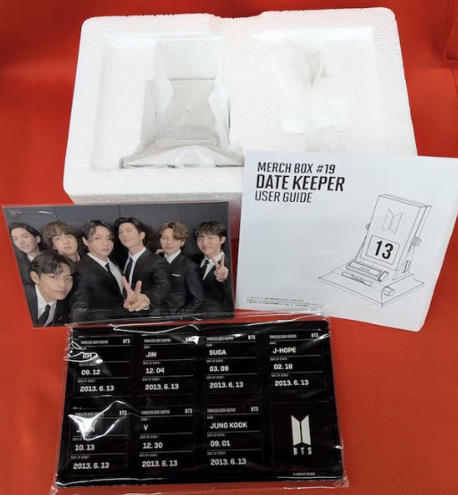 💜販売情報💜 BTS「MERCH BOX #19」 DATE KEEPERが入荷しました