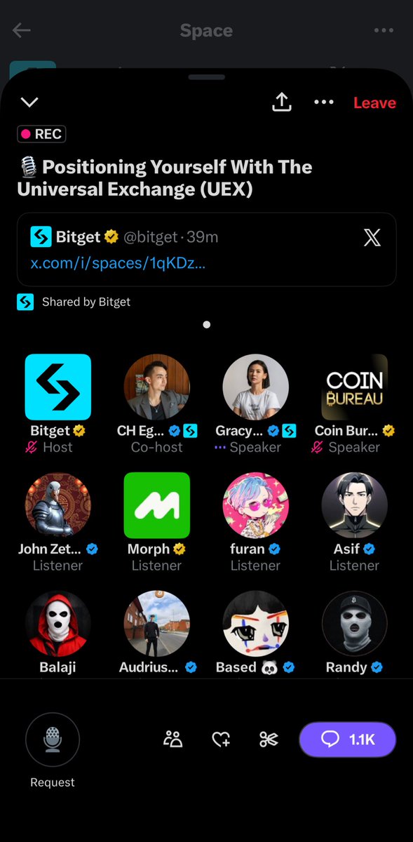johnphotons's tweet photo. @bitget Tuned in 🎧 https://t.co/lDjDxCf9IV