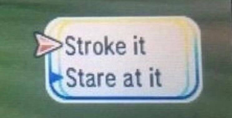 Me when I see a bulge or a cock near me