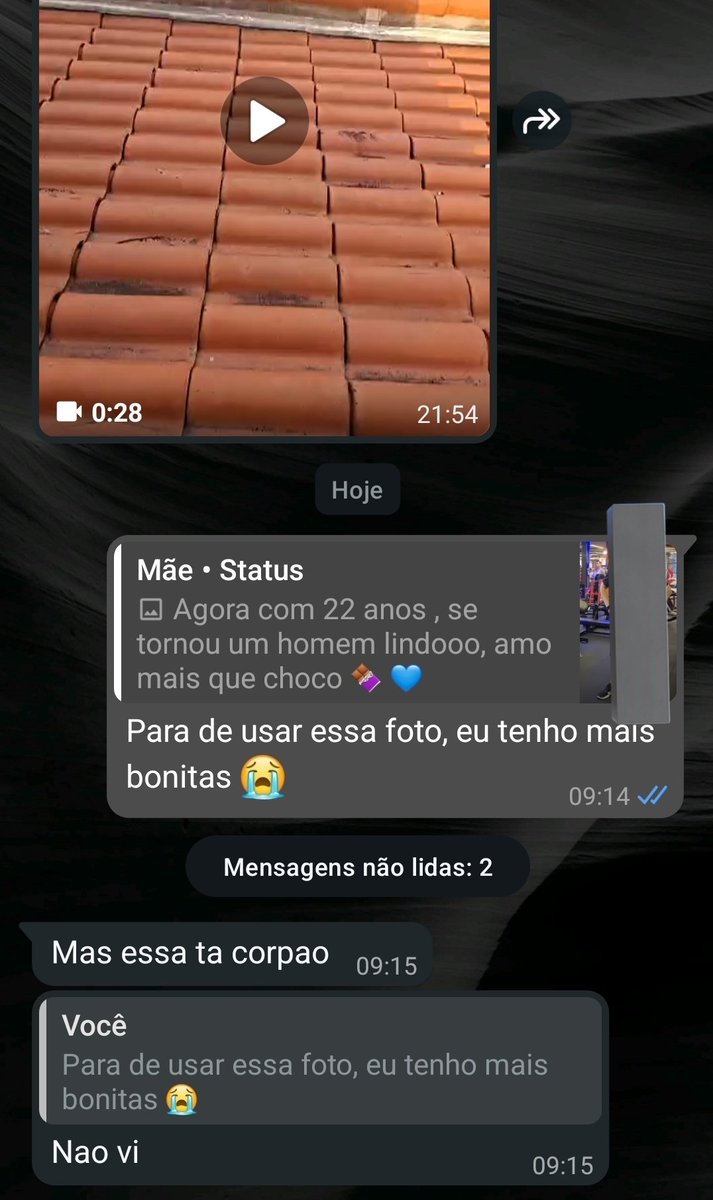 Fiquei fudido agora, a única foto "boa" q ela tem de mim é de 7 meses atras