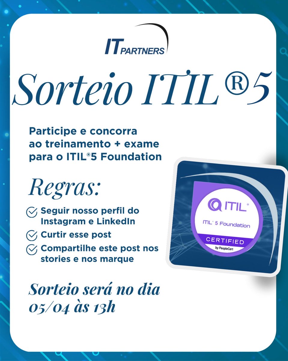 IT Partners Treinamentos e Consultoria tweet media