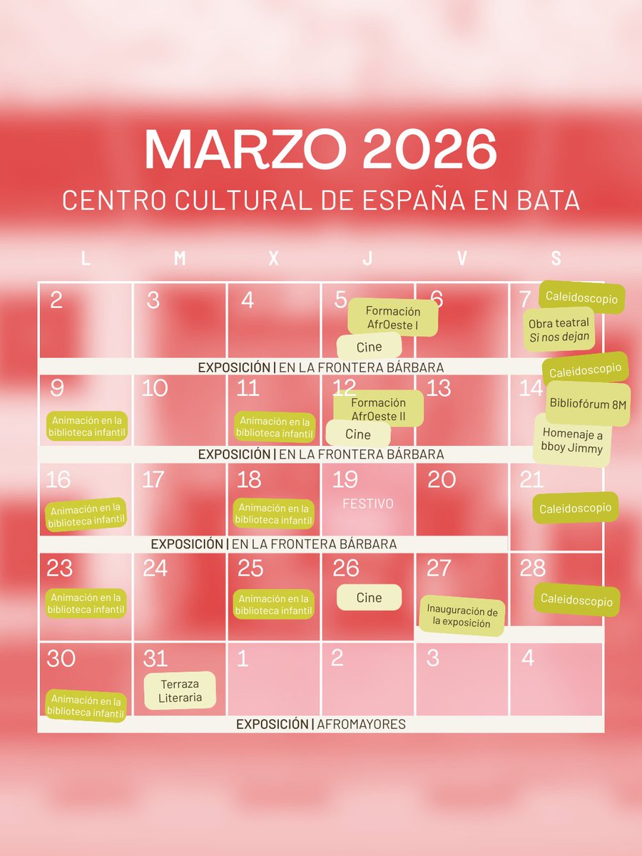 Centro Cultural de España en Bata tweet media