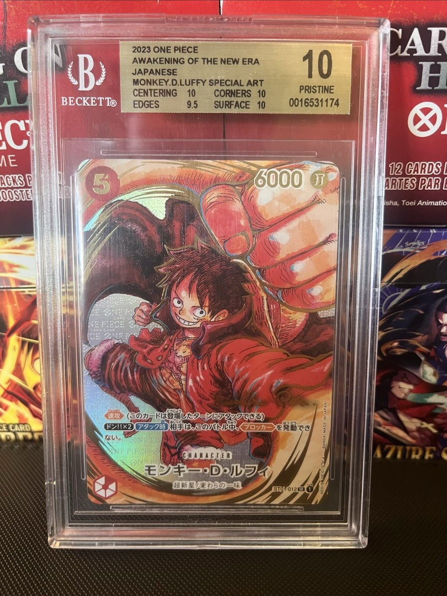 TradingYugioh's tweet image. One Piece BGS 10 Monkey.D.Luffy #ST01-012 Oda Signed 1st Anniv 2023 Japanese

Ends Tue 24th Feb @ 2:50pm

ebay.co.uk/itm/3976208238…

#ad #yugioh #YuGiOhTCG