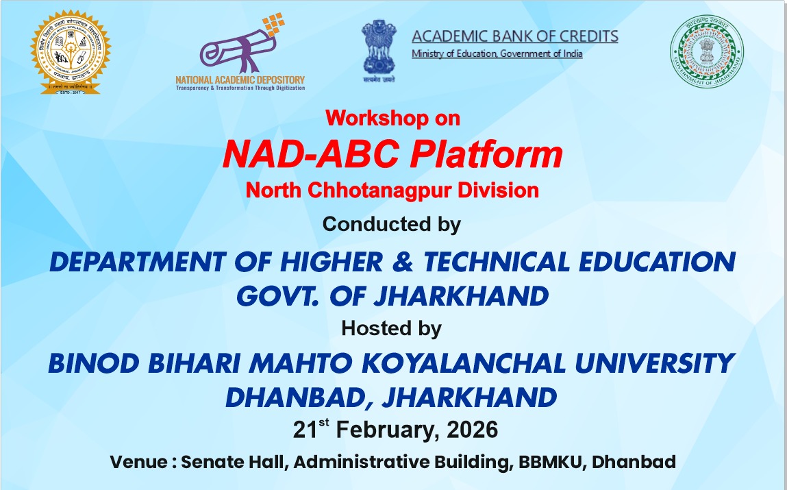 BINOD BIHARI MAHTO KOYALANCHAL UNIVERSITY tweet media