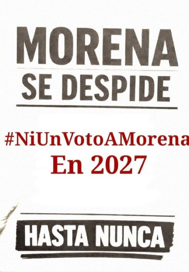 Ya somos más de 15,770 y ya regresamos a todos los follows 
GRACIAS 🫶

Le debo a alguien el follow?

Somos Anti Morena y queremos un México chingon o que?✋

FUERA MORENA
#NiUnVotoAMorena en 2027