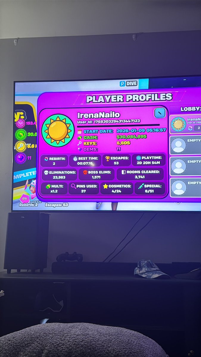 NataliePlanck23's tweet photo. @Dive_UEFN I don’t have a video of my run, but this is my current record done with one other person! https://t.co/fuJqp02AMW