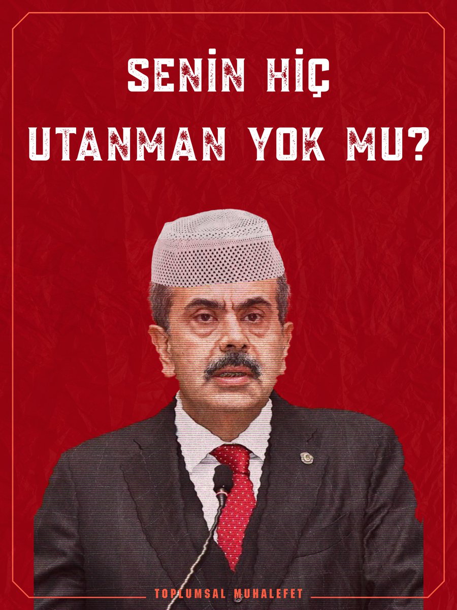 Çocukları aç bırakan, okullarına bir su sebili koymaktan aciz, tuvaletlerine bir sabun koymaktan aciz… Ama Ramazan gelince çocuklar oruç tutuyor mu, namaz kılıyor mu diye çetele tutan Yusuf Tekin’e soruyoruz: Senin hiç utanman yok mu?