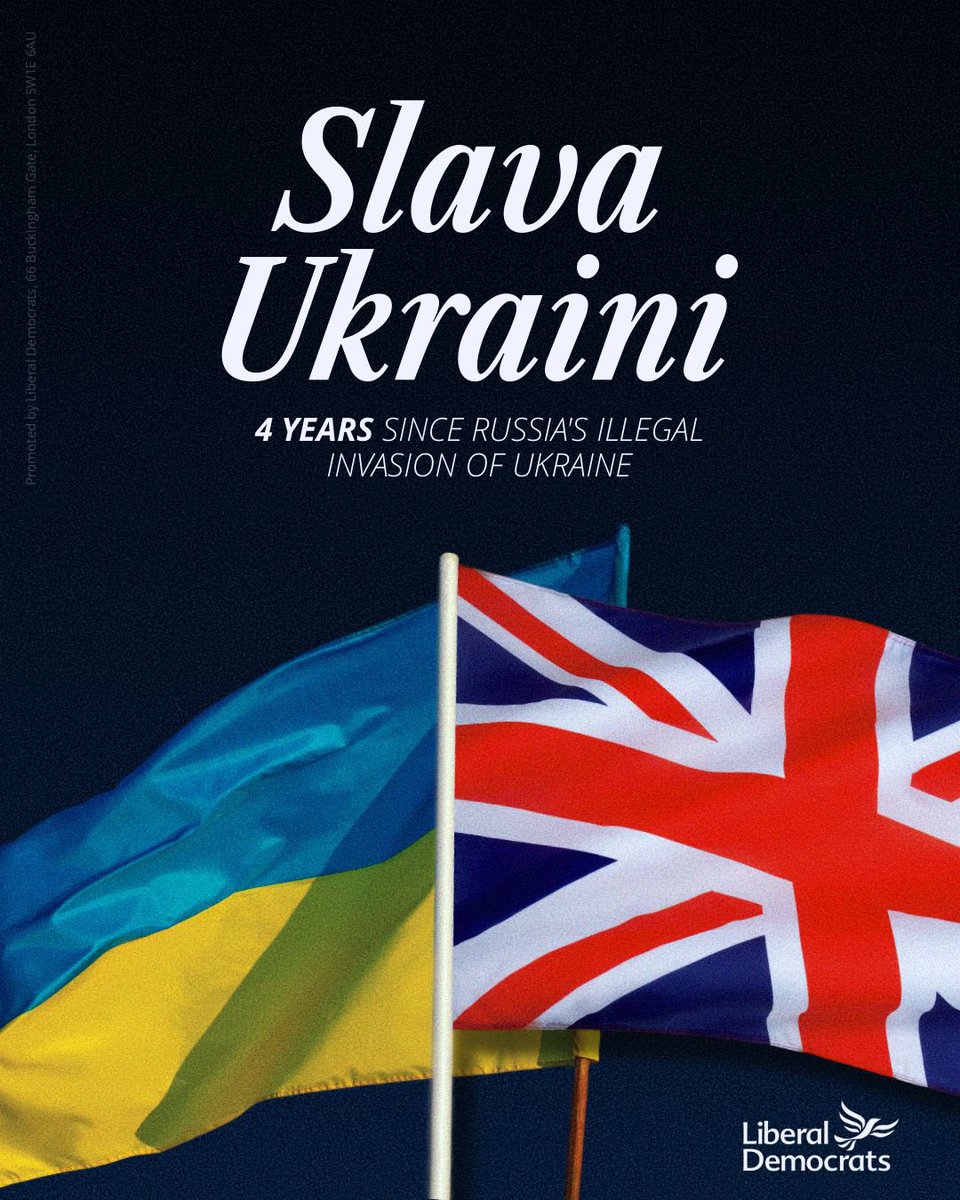 HighburyLibDems's tweet photo. We will always stand strong with Ukraine. 🇺🇦🇬🇧 https://t.co/g4Uk9BsZLj