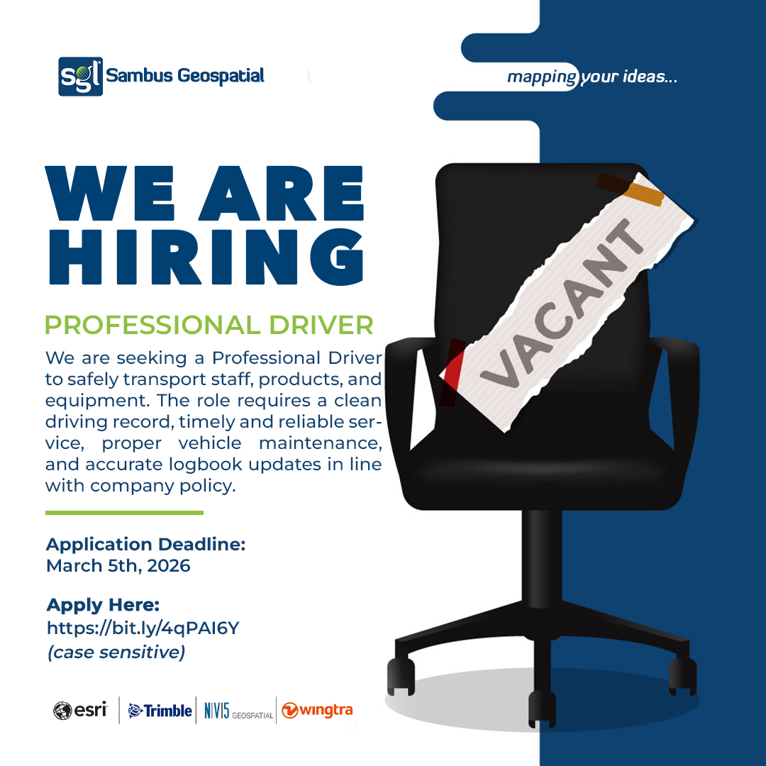 We are #hiring! 🚗

We are looking for an experienced, responsible, and safety-conscious Professional Driver to join our team in Accra.

⏰ Application Deadline: 5th March 2026
🔗 Apply: bit.ly/4qPAI6Y

#JobVacancy #Opportunity #WorkInAccra #DriverWanted