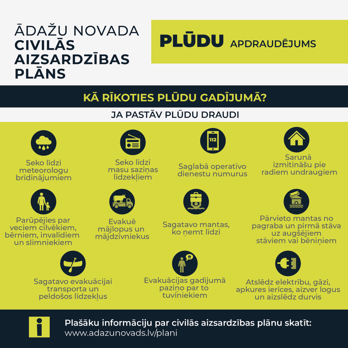 Adazu_novads's tweet photo. Šobrīd Gauju lielākoties sedz ledus sega.Atbildīgie dienesti seko līdzi aktuālajiem apstākļiem. Atceries! Sagatavošanās nozīmē mazāku uztraukumu un apdraudējumu!Kā rīkoties plūdu gadījumā? Ieskaties īsā video pamācībā, kā arī plašā skaidrojumā: https://t.co/NDRjxAtRhl https://t.co/rdUsDs04pR