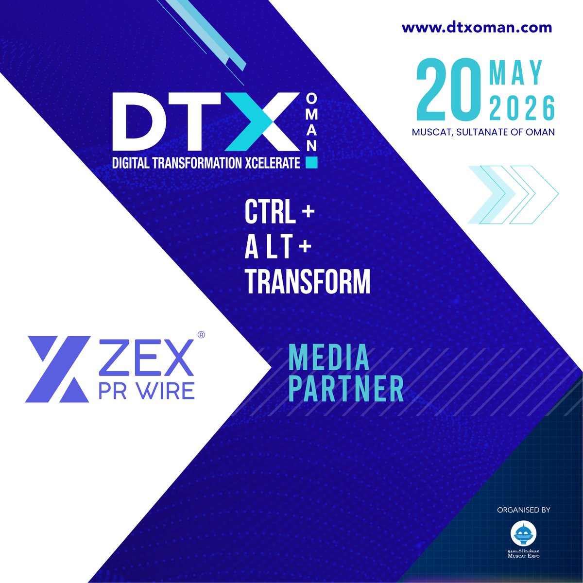We are pleased to announce <a href="/zexprwire/">ZEXPRWIRE ®</a>, Media Partner at the DTX-Digital Transformation Xcelerate Event, 20 May 2026, Muscat. dtxoman.com
#digitaltransformation #technology #innovation #business #ai #artificialintelligence #automation #digitalstrategy