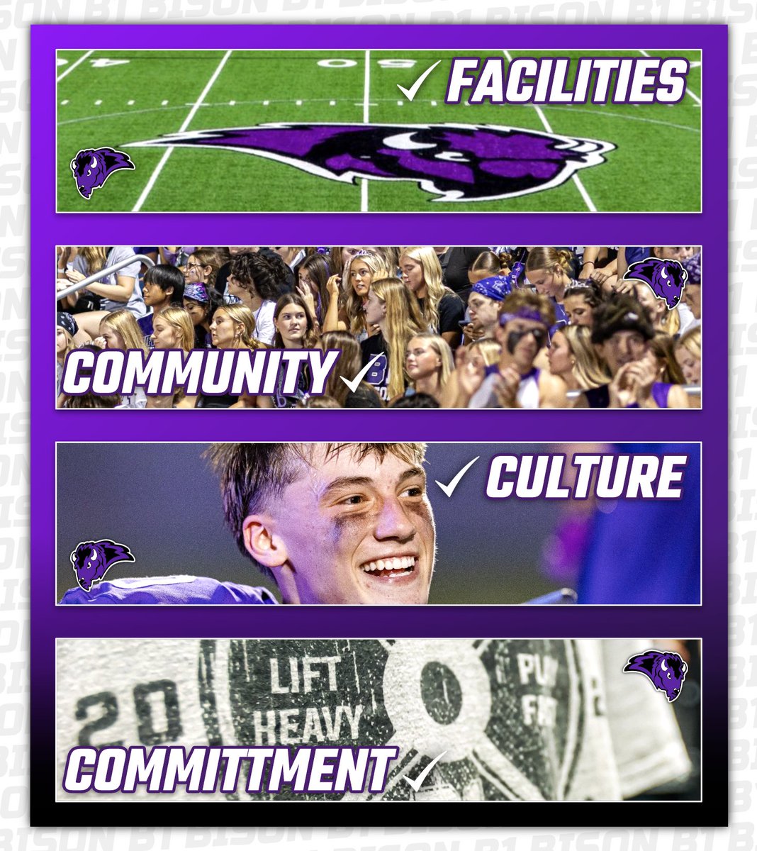 Bison Football tweet media