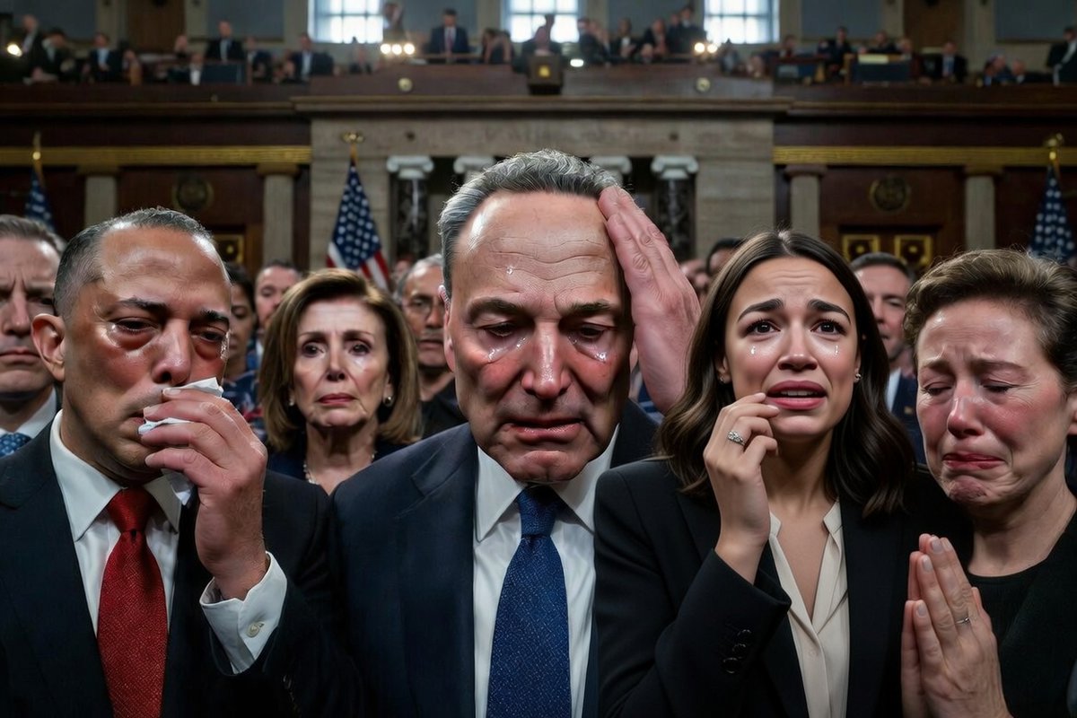🚨To all Democrats "boycotting" President Trump's SOTU tonight:

NO ONE CARES. Literally NO ONE‼️

Stay home - ALL OF YOU. We don't want to see your miserable faces on screen anyway.

We get it - you hate America‼️