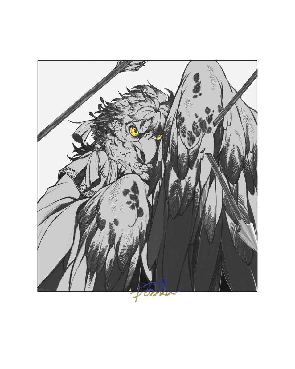 抱歉，我來遲了！你還好嗎？
Sorry I’m late. Are you all right?

#furry  #furryart