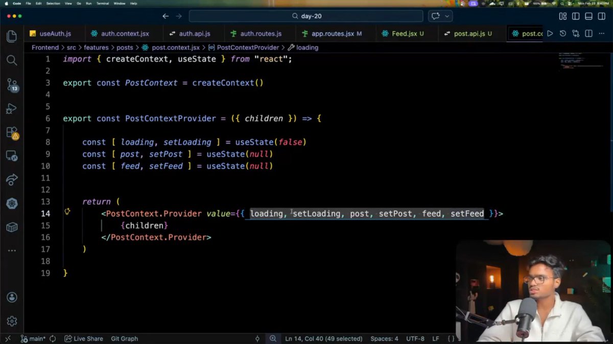 NikhilGupta6656's tweet photo. Day 135 🚀
Created Post Feed Page using my backend Feed API 💻🔥

Now my frontend is fully connected with backend data!

Learning from Ankur Bhaiya
Sheriyansh Coding School

#Day135 #FullStackDev #ReactJS #BackendIntegration #CodingJourney https://t.co/YChZXJzr9W